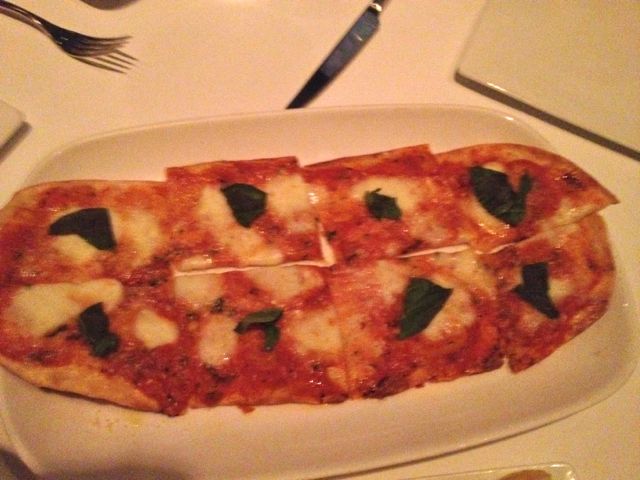Olive's Flatbread - this flatbread doesn't contain olives, it is named for Todd English's restaurant "Olive's"