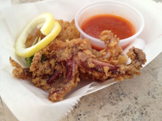 2012 Swan & Dolphin Food & Wine Classic - yum! calamari!