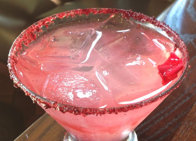 The Rosita Margarita (this seems to have become the "signature" drink at La Hacienda)