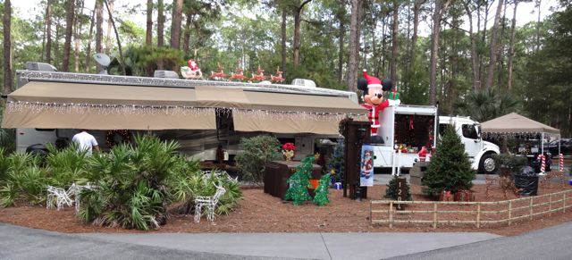 2012 Christmas at Fort Wildnerness; Site 1204 was incredible - 01