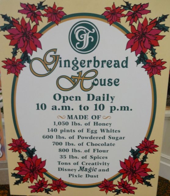 Grand Floridian Resort 2012 Gingerbread House - 1
