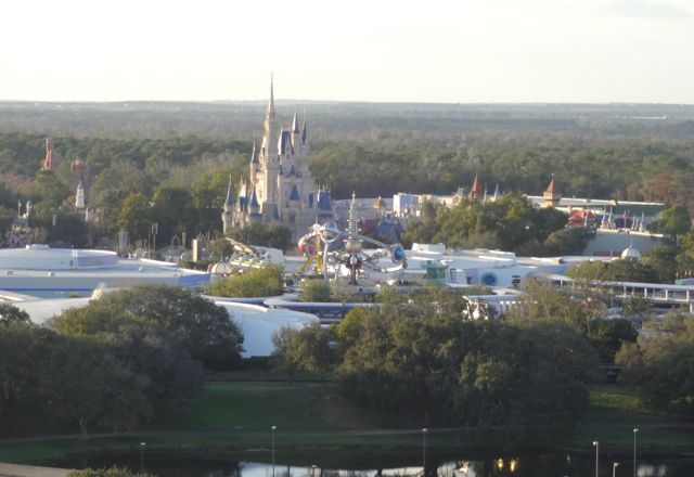 View of Magic Kingdom from the Lounge area at California Grill