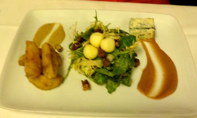 Heirloom Apple Salad ... Pistachio Vinaigrette, Local Greens, Artisanal Blue Cheese