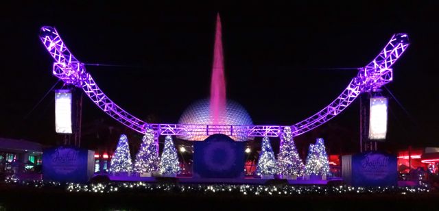 Christmas 2012 Topiary and main decorations at Epcot in Walt Disney World - 09