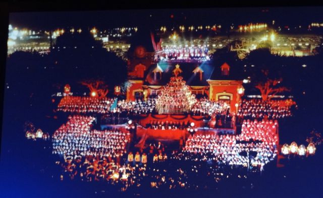 In the early 1990's, there were 12,000 performers at Disneyland. It was a huge challenge to rehearse and to move all those people (especially the high school students!)