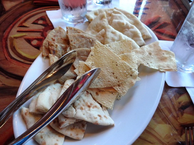 Bread Service: naan, 