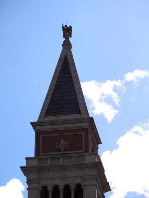 The angel Gabriel atop St Mark's Campanile
