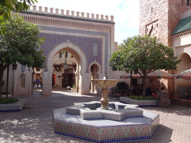 There are layers and layers of pattern in Morocco, the tiled gate (Bab Boujouloud Gate from Fez) defines the separation between the new city and the old city