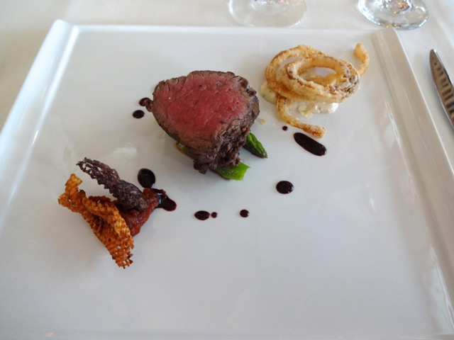 Our entree - Sous Vide Buffalo Tenderloin