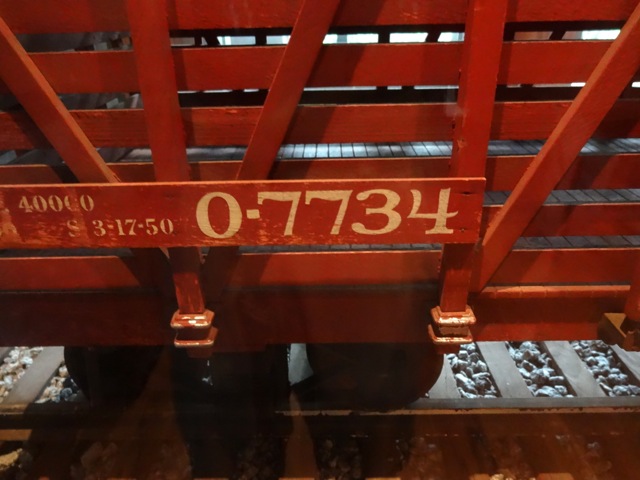 The "0-7734" is another visual surprise from Walt's Imagineers that built the Carrolwood Pacific Railroad...