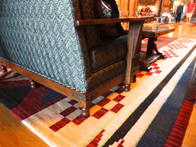 The furniture in the Wilderness Lodge Lobby is real Stickley furnishings!