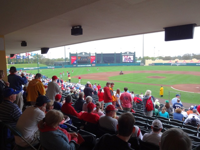 Atlanta Braves Spring Training game Washington Nationals February 26, 2013 - 02