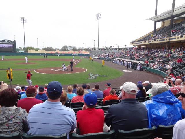 Atlanta Braves Spring Training game Washington Nationals February 26, 2013 - 09