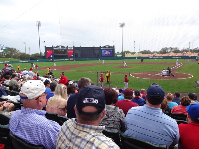 Atlanta Braves Spring Training game Washington Nationals February 26, 2013 - 10