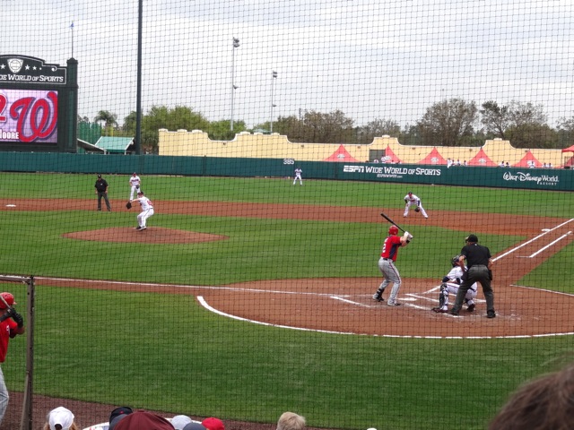 Atlanta Braves Spring Training game Washington Nationals February 26, 2013 - 11