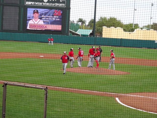 Atlanta Braves Spring Training game Washington Nationals February 26, 2013 - 13