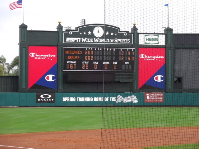 Atlanta Braves Spring Training game Washington Nationals February 26, 2013 - 14