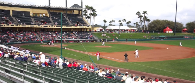 Atlanta Braves Spring Training game Washington Nationals February 26, 2013 - 16