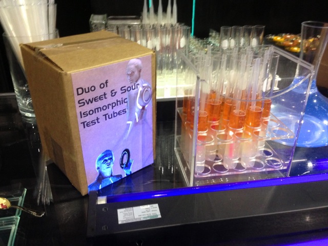 "Duo of Sweet and Sour Isotubes" - we didn't try this, others at our table were unimpressed so we passed...