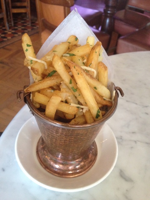 Garlic Parmesan and Truffle Oil Skinny Fries