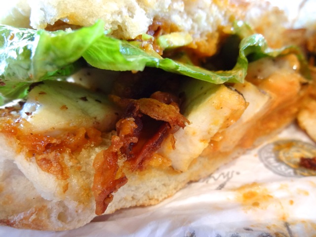 Close-up of Chipotle Chicken Avocado Sandwich
