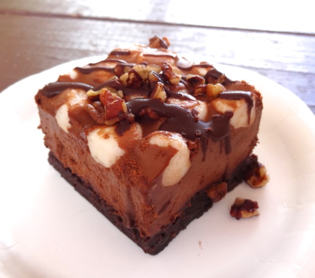Rocky Road brownie mousse