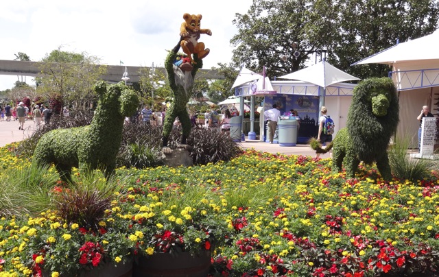 2013 Epcot Flower and Garden Festival Topiary in Future World - 24