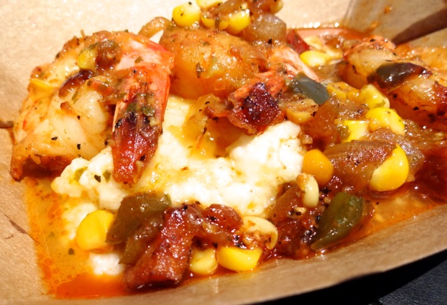 Another view of the Shrimp & Grits