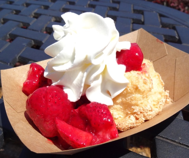 Angel Food Cake with macerated Florida berries