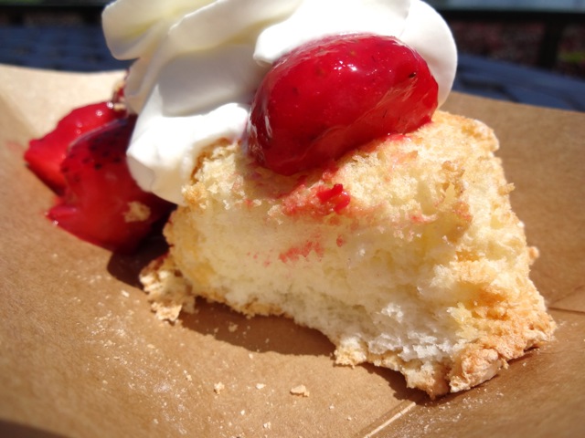 interior of Angel Food cake