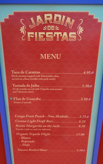 Menu for Jardin de Fiestas