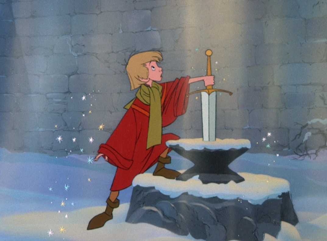 "The Sword in The Stone" from blogs.disney.com