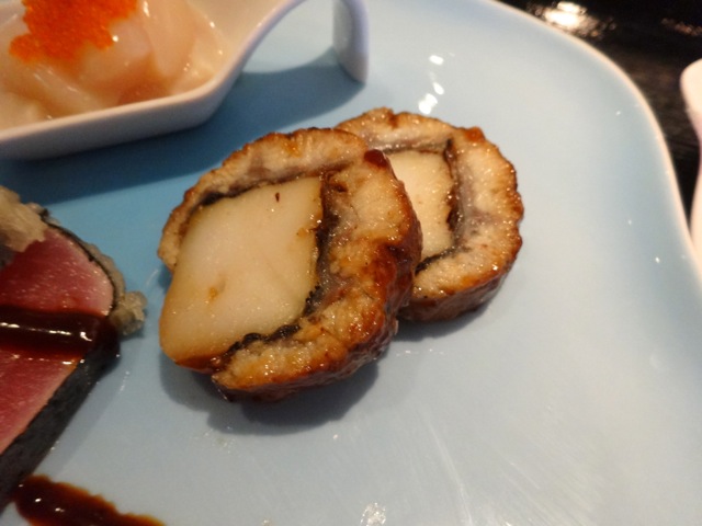 eel and minced fish roll, not much to look at but very tasty, I really liked the texture and richness of the eel