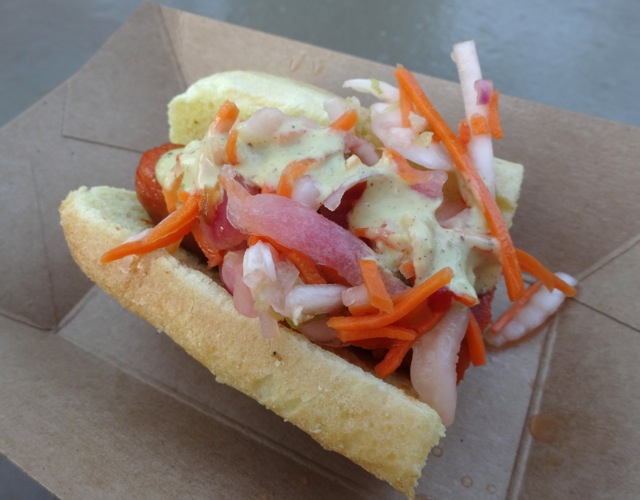 Kimchi Dog from South Korea Booth - 2013 Epcot Food and Wine Festival - 1