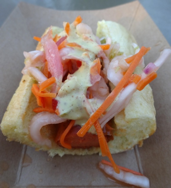Kimchi Dog from South Korea Booth - 2013 Epcot Food and Wine Festival - 2