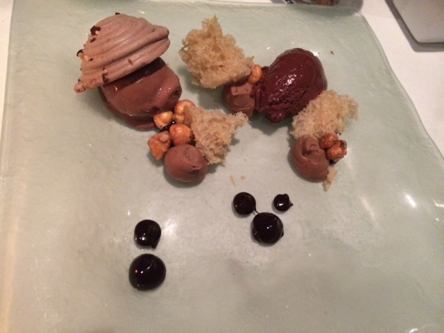 we were surprised with the new chocolate dessert! we have a winner!