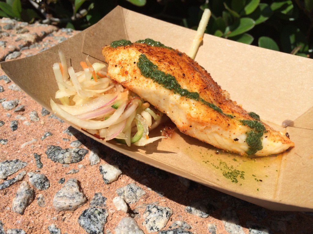 Tilapia #urbanfarmeats #epcotflowerandgardenfest 2014 - 1