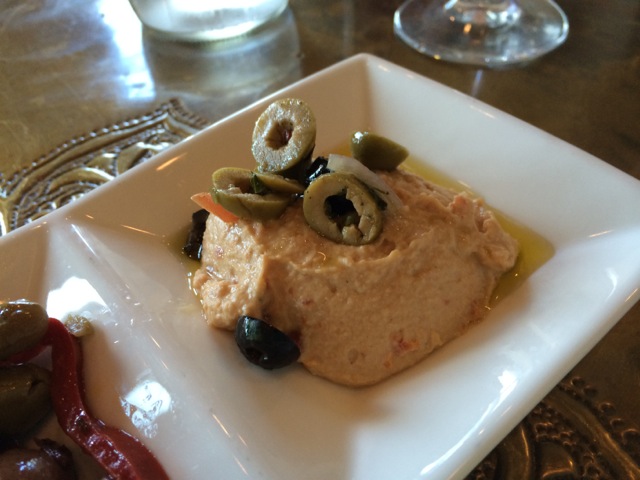 Hummus and Olives at #spiceroadtable #morocco #epcot 15MAR14 - 4