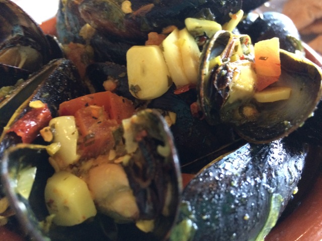 Mussels Tagine more spicy at #spiceroadtable #morocco #epcot 15MAR14 - 02