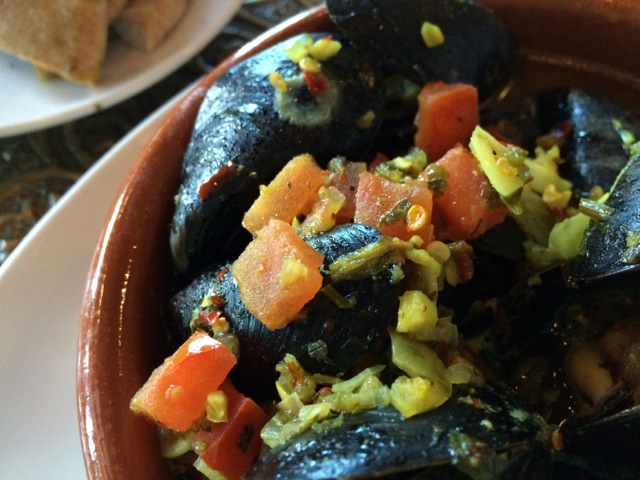 Mussels Tagine more spicy at #spiceroadtable #morocco #epcot 15MAR14 - 07