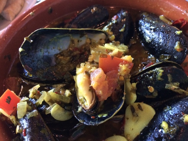Mussels Tagine more spicy at #spiceroadtable #morocco #epcot 15MAR14 - 08