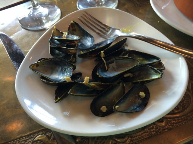 Mussels Tagine more spicy at #spiceroadtable #morocco #epcot 15MAR14 - 11