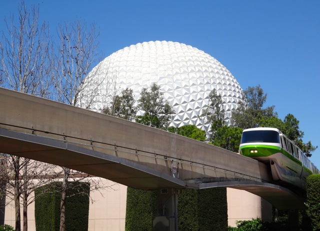 Love spring in FL especially the sky - visting 2014 Epcot Flower and Garden Festival