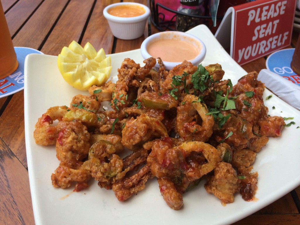 Three Pepper Calamari from Splitsville