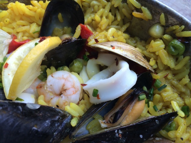 #spiceroadtable chef's special seafood paella 01MAY2014 - 08