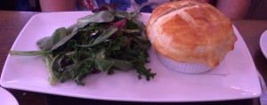 Chicken Pot Pie and Green Salad