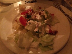 half of the Wedge Salad