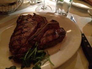 We split the porterhouse (again)