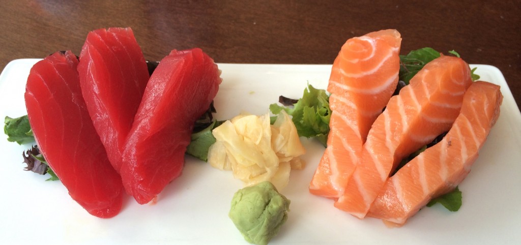 sashimi at Splitsville