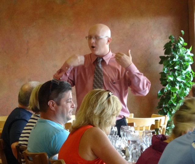 Eric describing another one of our beers